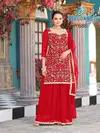 Prisha Vol 3 By Mrudangi Georgette With Embroidered Top With Plazo Dupatta Wholesale Suppliers In Mumbai